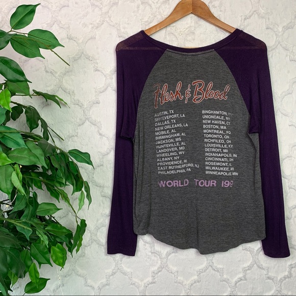 Daydreamer Poison Flesh & Blood Tour Raglan Tee - Picture 3 of 6